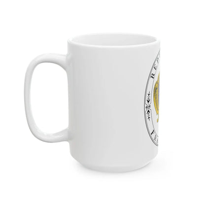 Coat of arms of the French Republic (1905) - White Coffee Mug-Go Mug Yourself