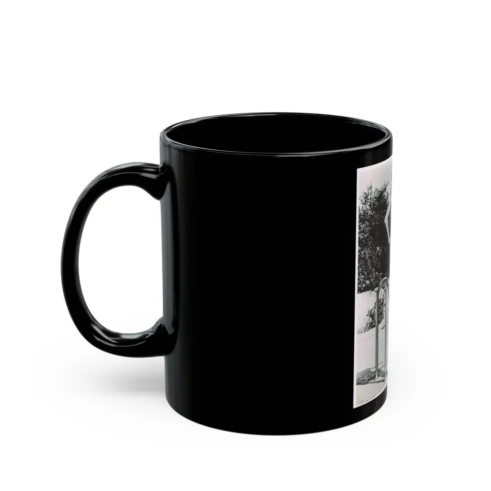 Greta Thyssen #55 (Vintage Female Icon) Black Coffee Mug-Go Mug Yourself