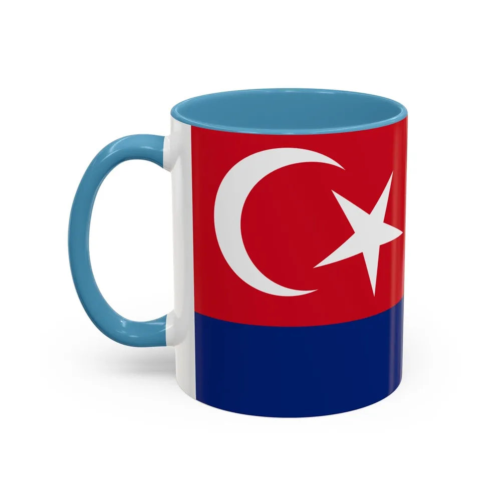 Flag of Johor Malaysia - Accent Coffee Mug-Go Mug Yourself