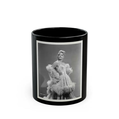 Dorothy Malone #141 (Vintage Female Icon) Black Coffee Mug-11oz-Go Mug Yourself