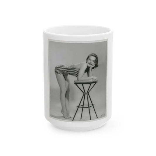 Coleen Gray #50 (Vintage Female Icon) White Coffee Mug-15oz-Go Mug Yourself