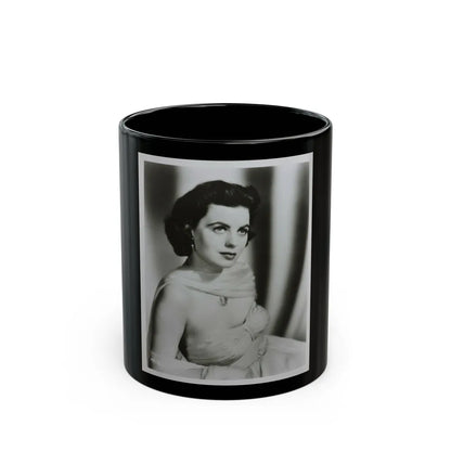 Faith Domergue #219 (Vintage Female Icon) Black Coffee Mug-11oz-Go Mug Yourself