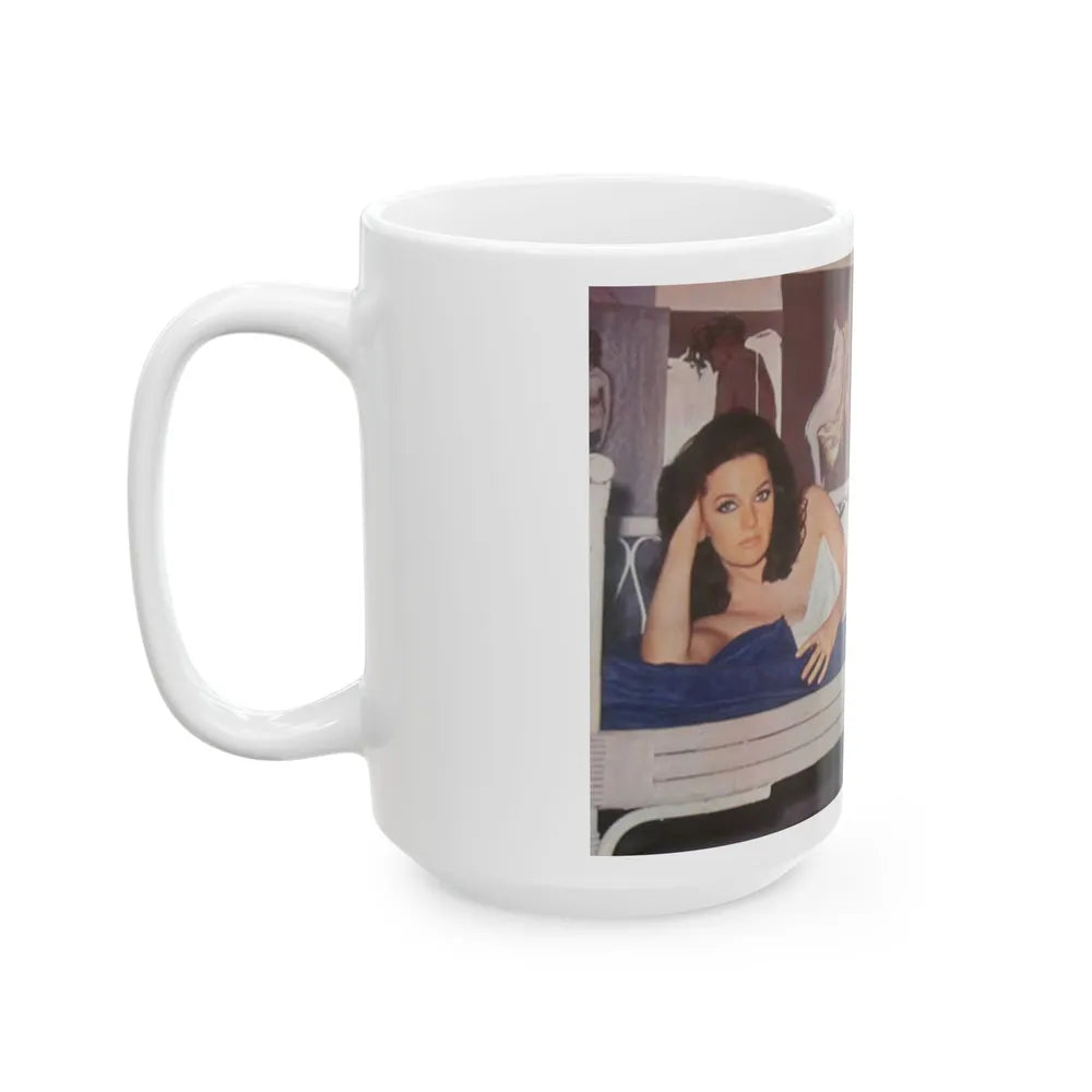 Lisa Gastoni #46 (Vintage Female Icon) White Coffee Mug-Go Mug Yourself