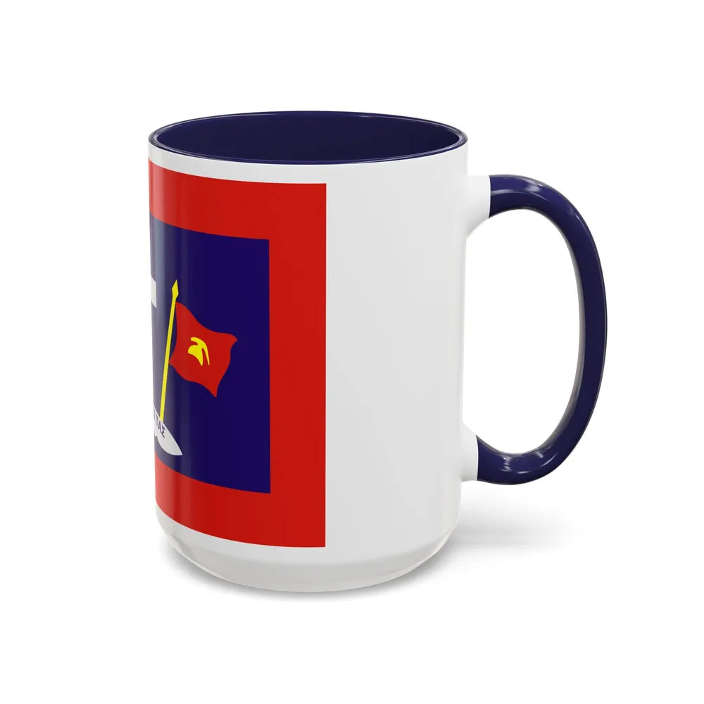 Flag of Hydra Greece - Accent Coffee Mug-Go Mug Yourself