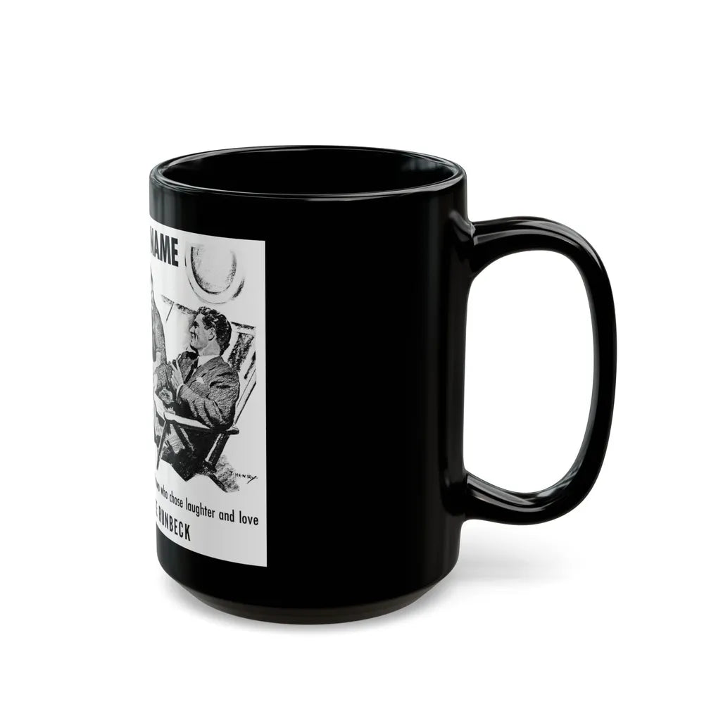 Fun In Your Name, Liberty, November 26, 1938 - Black Coffee Mug-Go Mug Yourself