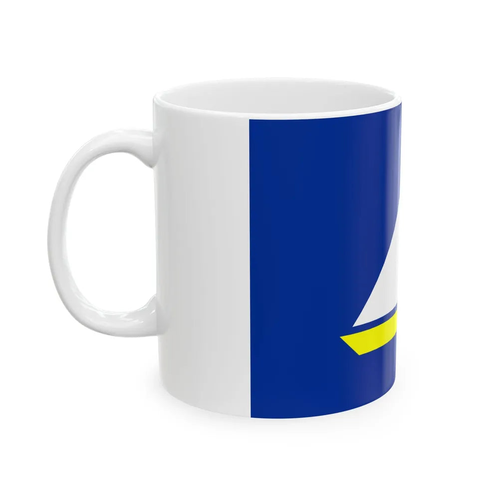 Flag of the Damietta Governorate Egypt - White Coffee Mug-Go Mug Yourself