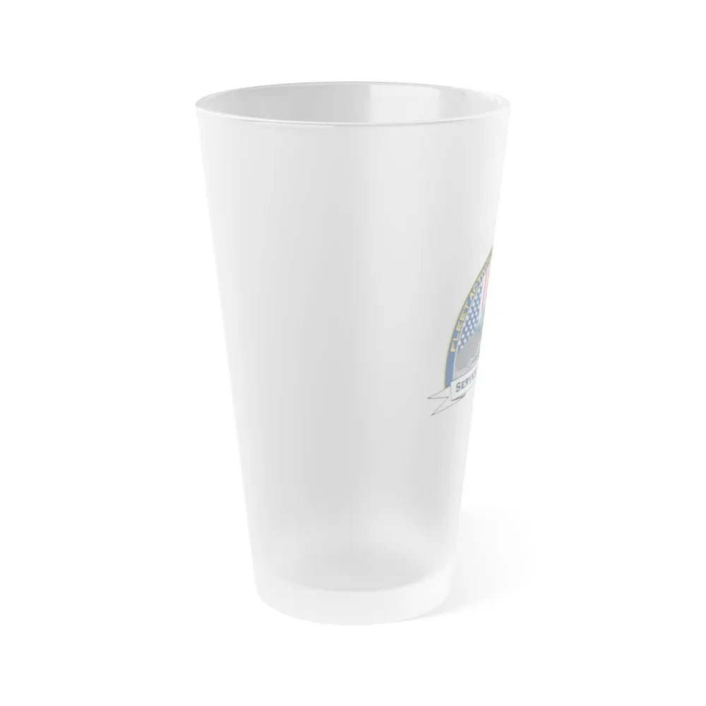 CFAY Fleet Activities Yokosuka Glass (U.S. Navy) Frosted Pint Glass 16oz-Go Mug Yourself