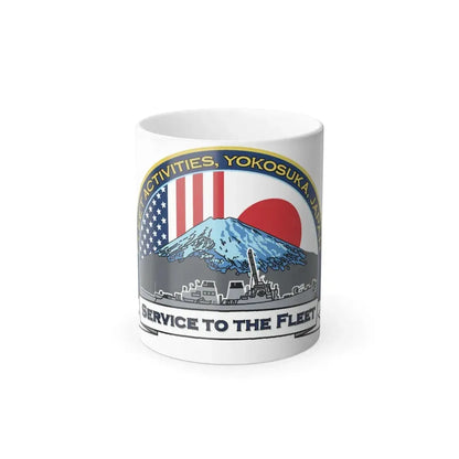 CFAY Fleet Activities Yokosuka Glass (U.S. Navy) Color Changing Mug 11oz Default Title 11oz - Go Mug Yourself