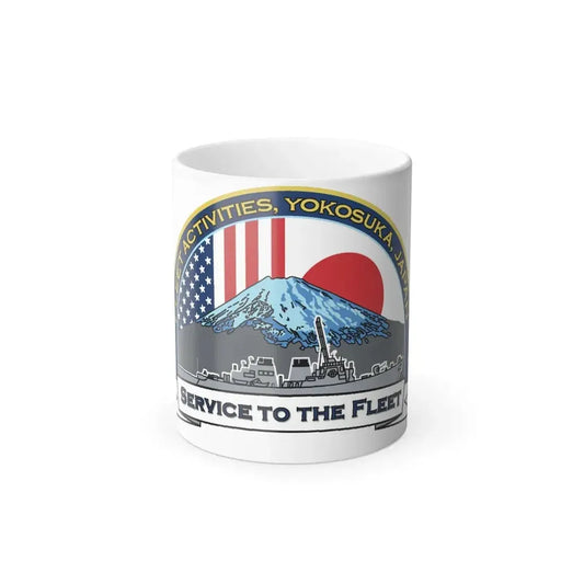 CFAY Fleet Activities Yokosuka Glass (U.S. Navy) Color Changing Mug 11oz Default Title 11oz - Go Mug Yourself