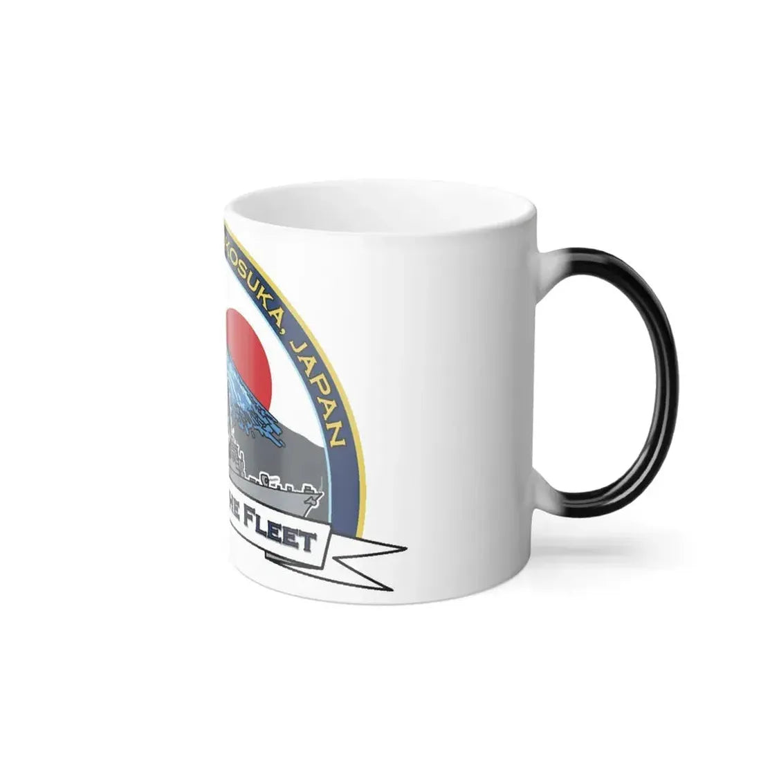 CFAY Fleet Activities Yokosuka Glass (U.S. Navy) Color Changing Mug 11oz - Go Mug Yourself
