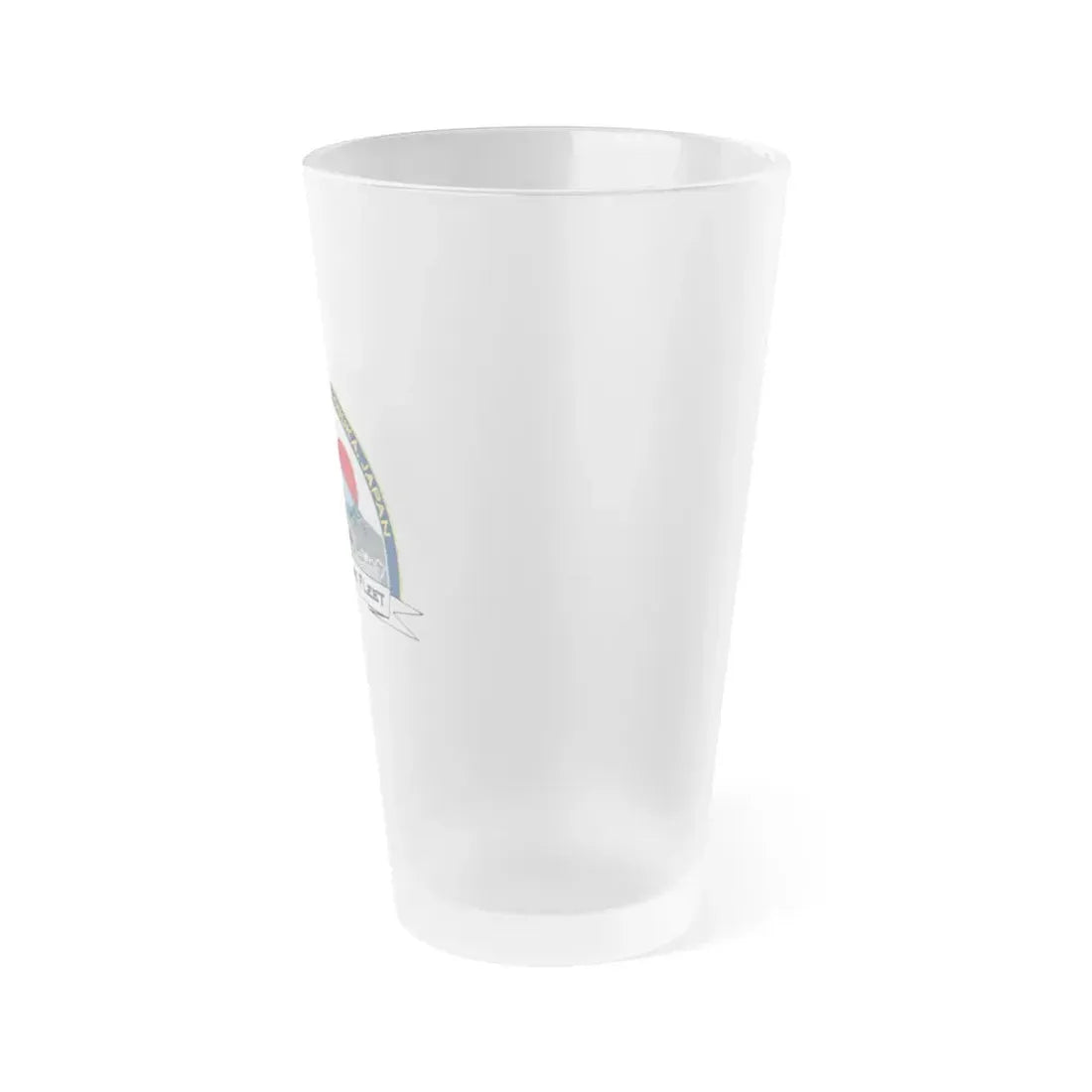 CFAY Fleet Activities Yokosuka Glass (U.S. Navy) Frosted Pint Glass 16oz - Go Mug Yourself