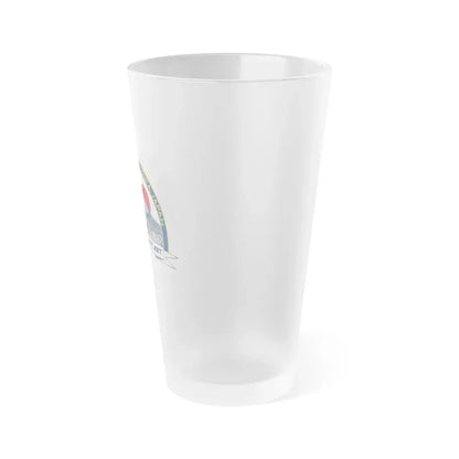 CFAY Fleet Activities Yokosuka Glass (U.S. Navy) Frosted Pint Glass 16oz - Go Mug Yourself