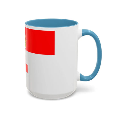 Flag of Birkirkara Malta - Accent Coffee Mug-Go Mug Yourself