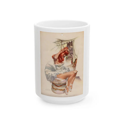 Esquire P08 Mar - White Coffee Mug-15oz-Go Mug Yourself