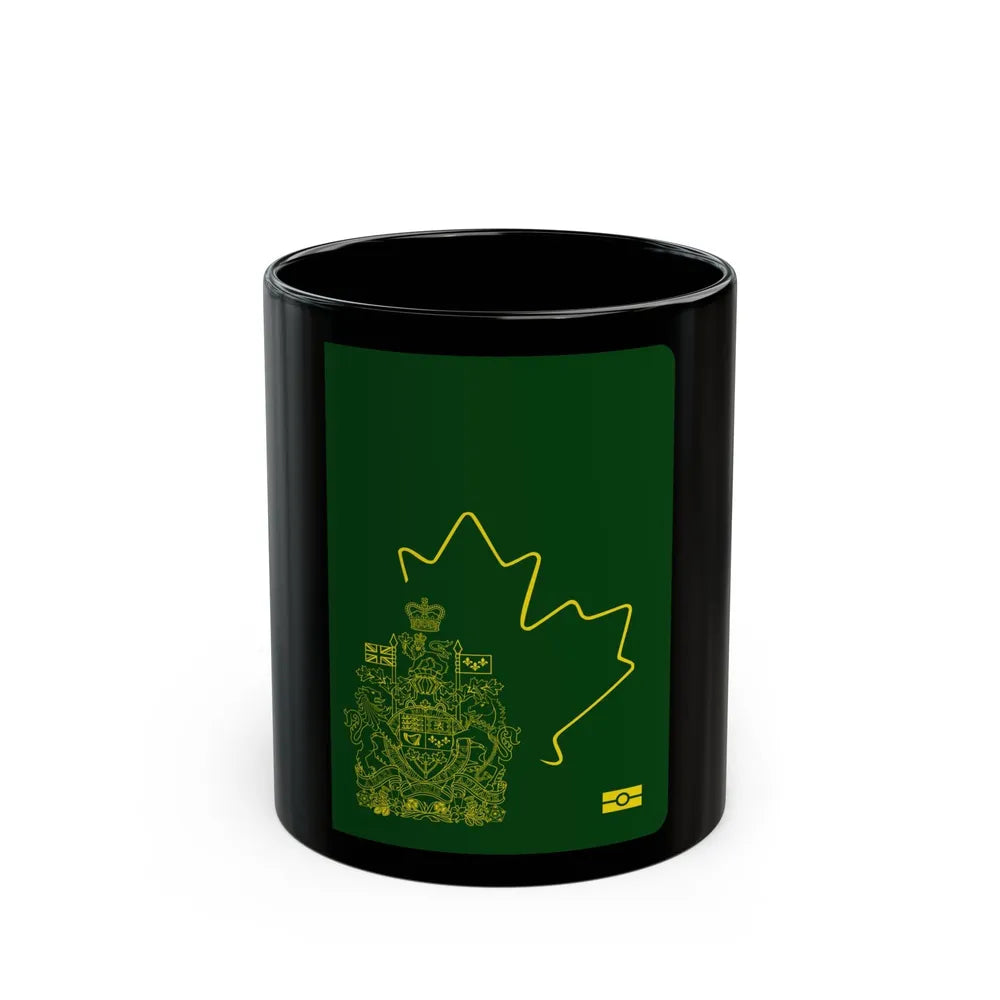 Canadian Special Passport - Black Coffee Mug-11oz-Go Mug Yourself