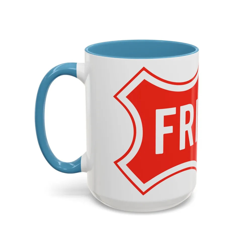 Seal of Frisco Texas - Accent Coffee Mug-Go Mug Yourself