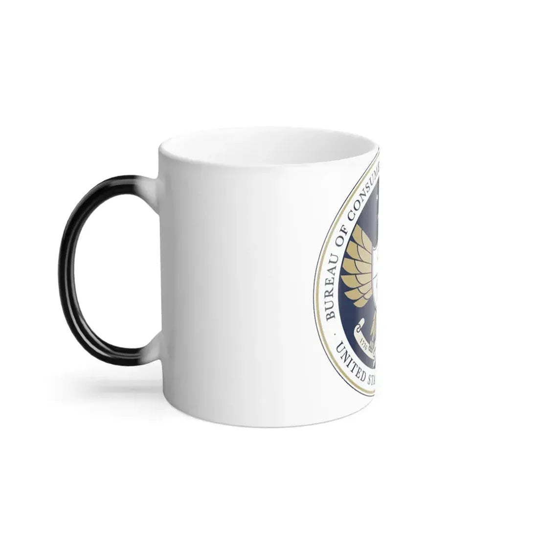 CFPB seal - Color Changing Coffee Mug - Go Mug Yourself