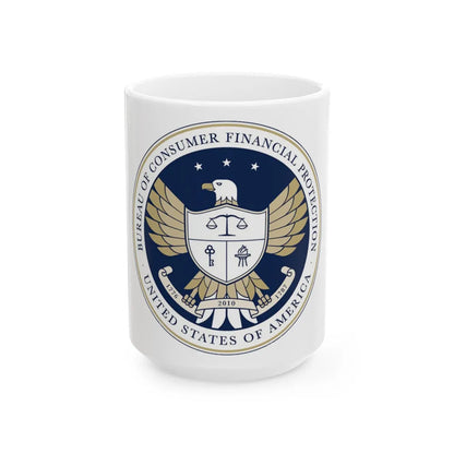 CFPB seal - White Coffee Mug-15oz-Go Mug Yourself