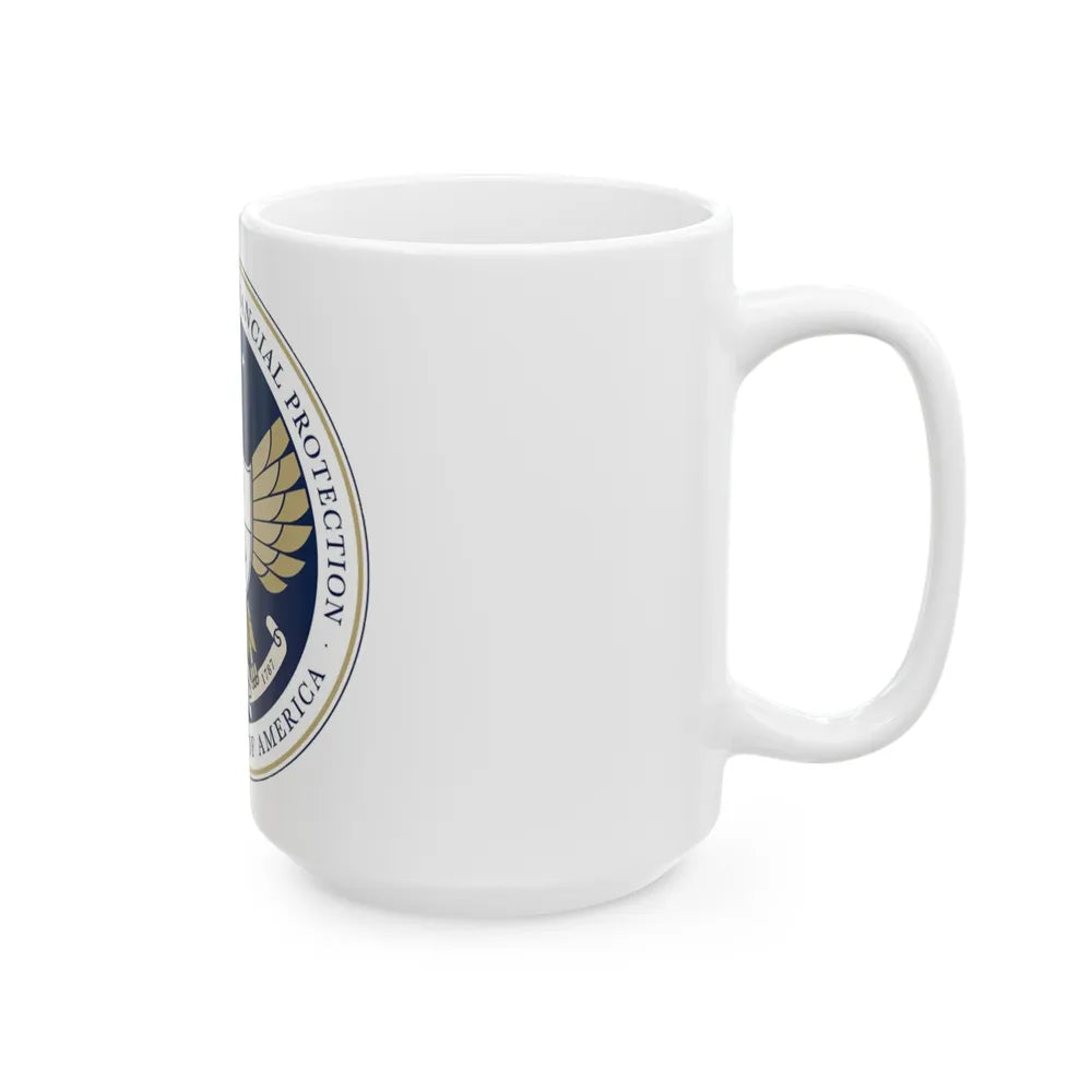 CFPB seal - White Coffee Mug-Go Mug Yourself