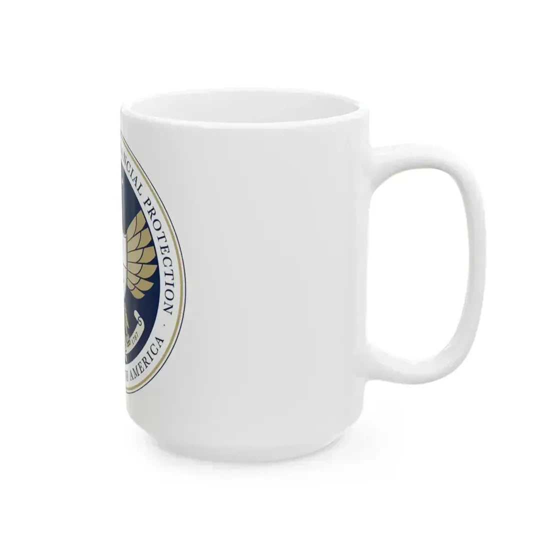 CFPB seal - White Coffee Mug - Go Mug Yourself