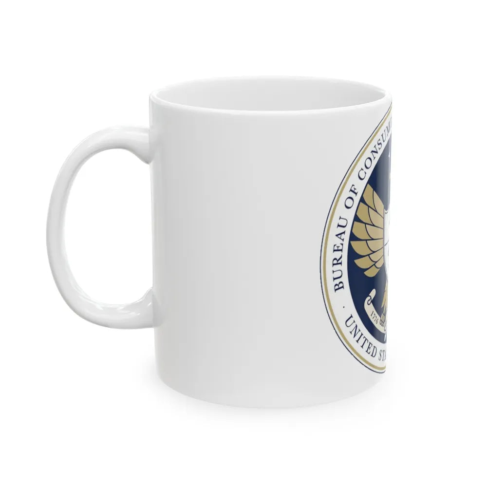 CFPB seal - White Coffee Mug-Go Mug Yourself