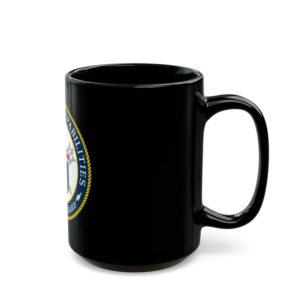 CG 761 Office of C5I Capabilities (U.S. Coast Guard) Black Coffee Mug-Go Mug Yourself