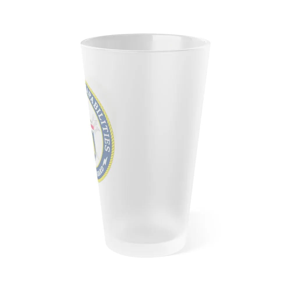 CG 761 Office of C5I Capabilities (U.S. Coast Guard) Frosted Pint Glass 16oz-Go Mug Yourself