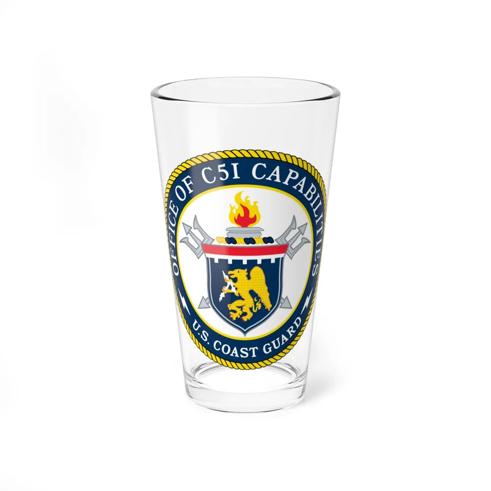 CG 761 Office of C5I Capabilities (U.S. Coast Guard) Pint Glass 16oz-16oz-Go Mug Yourself