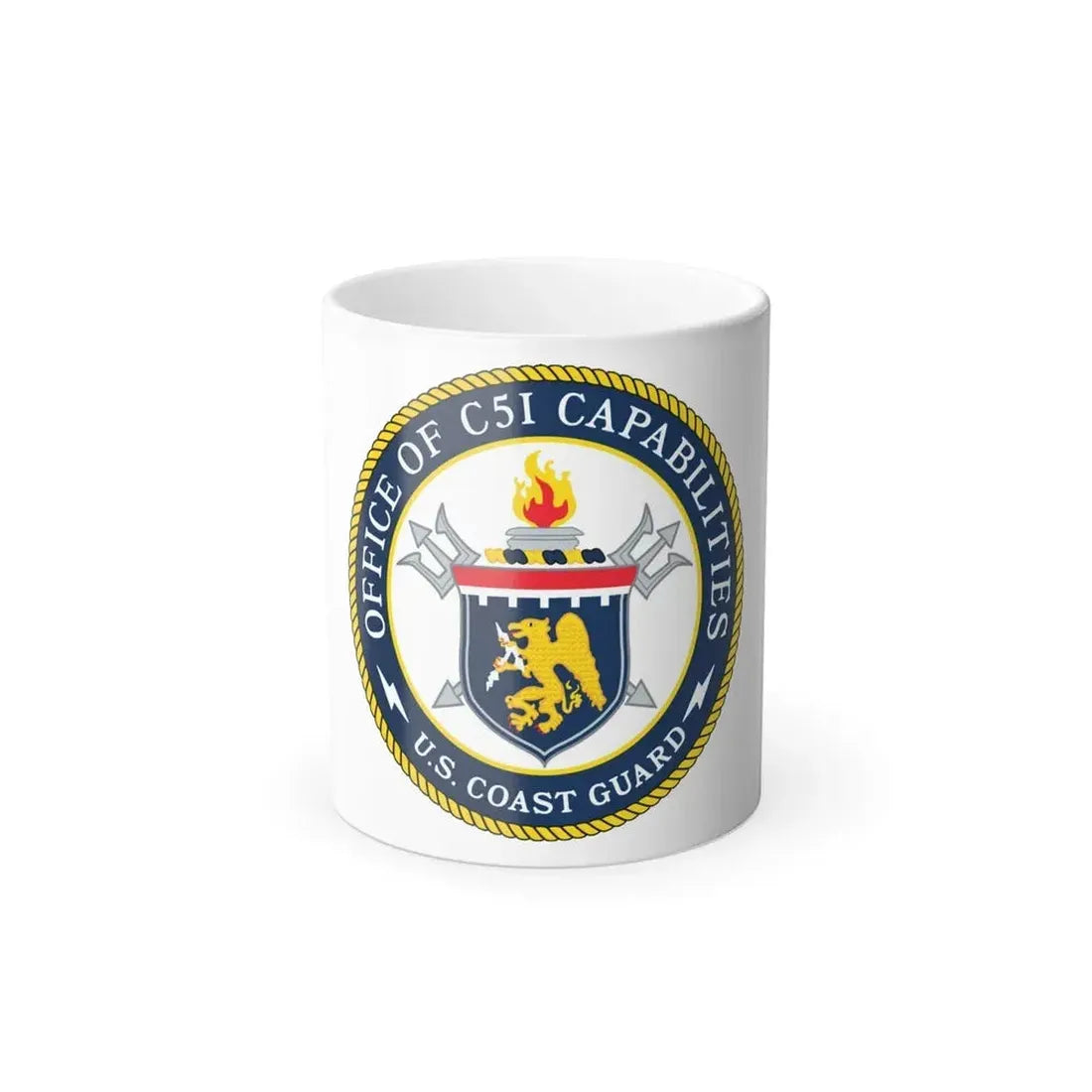 CG 761 Office of C5I Capabilities (U.S. Coast Guard) Color Changing Coffee Mug 11oz - Go Mug Yourself