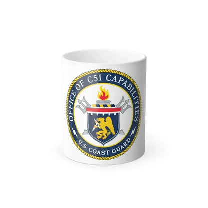 CG 761 Office of C5I Capabilities (U.S. Coast Guard) Color Changing Coffee Mug 11oz - Go Mug Yourself