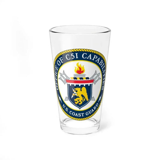 CG 761 Office of C5I Capabilities (U.S. Coast Guard) Pint Glass 16oz 16oz - Go Mug Yourself