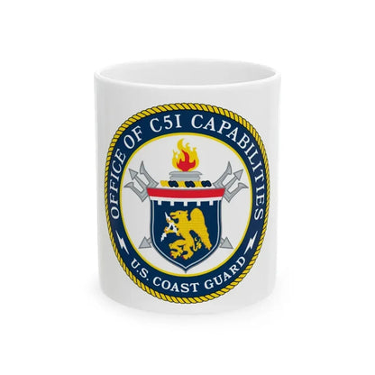 CG 761 Office of C5I Capabilities (U.S. Coast Guard) White Coffee Mug 11oz - Go Mug Yourself