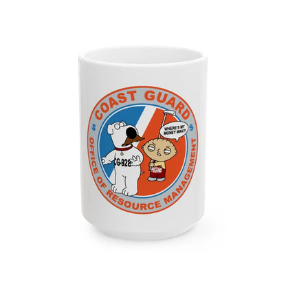 CG 928 ORM (U.S. Coast Guard) White Coffee Mug-15oz-Go Mug Yourself