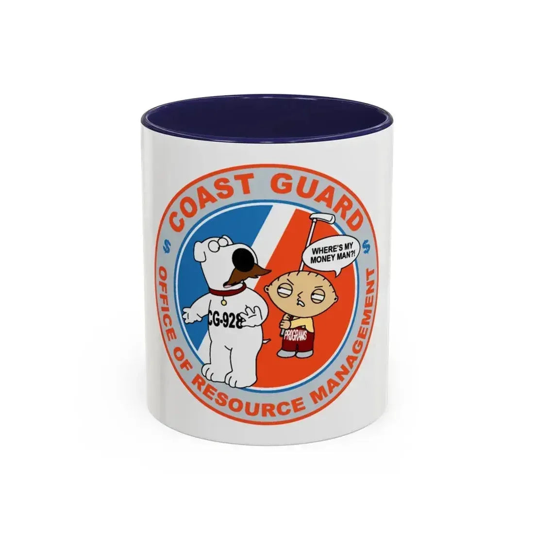 CG 928 ORM (U.S. Coast Guard) Accent Coffee Mug 11oz Navy - Go Mug Yourself