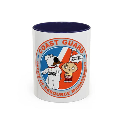 CG 928 ORM (U.S. Coast Guard) Accent Coffee Mug 11oz Navy - Go Mug Yourself