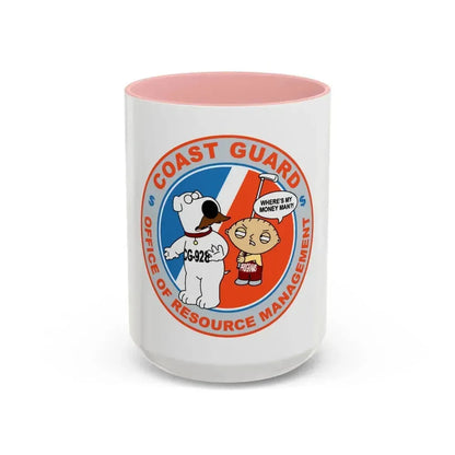 CG 928 ORM (U.S. Coast Guard) Accent Coffee Mug 15oz Pink - Go Mug Yourself