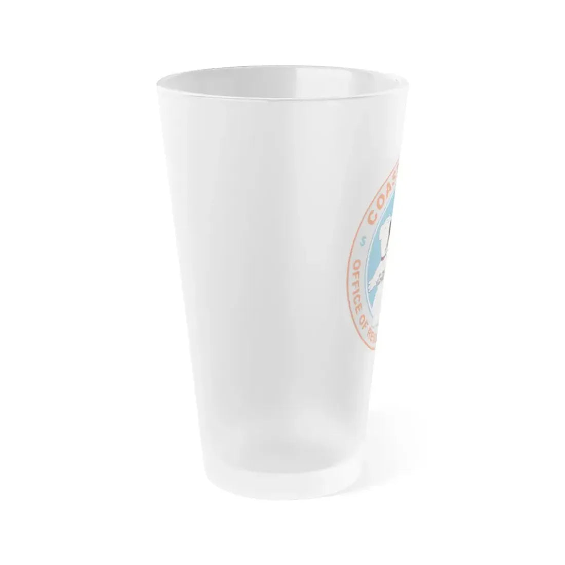 CG 928 ORM (U.S. Coast Guard) Frosted Pint Glass 16oz - Go Mug Yourself