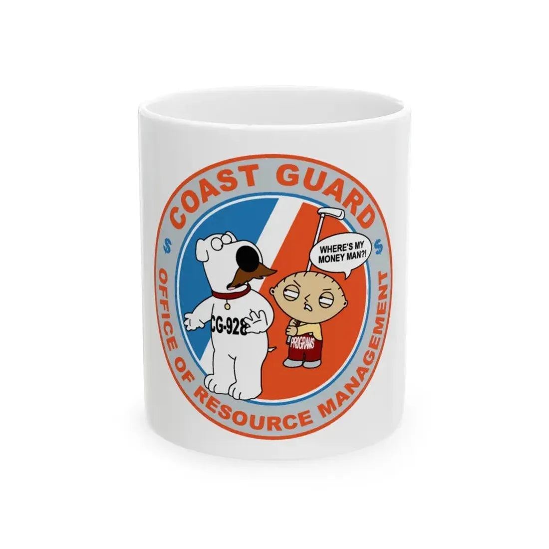 CG 928 ORM (U.S. Coast Guard) White Coffee Mug 11oz - Go Mug Yourself