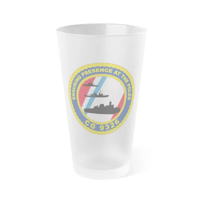 CG 9326 (U.S. Coast Guard) Frosted Pint Glass 16oz-Go Mug Yourself