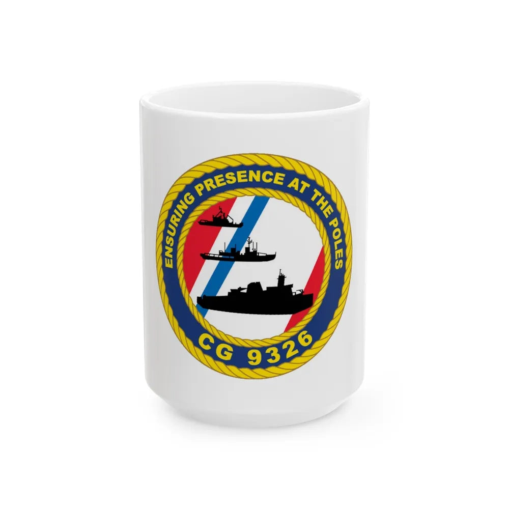 CG 9326 (U.S. Coast Guard) White Coffee Mug-15oz-Go Mug Yourself