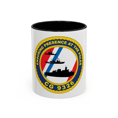 CG 9326 (U.S. Coast Guard) Accent Coffee Mug 11oz Black - Go Mug Yourself