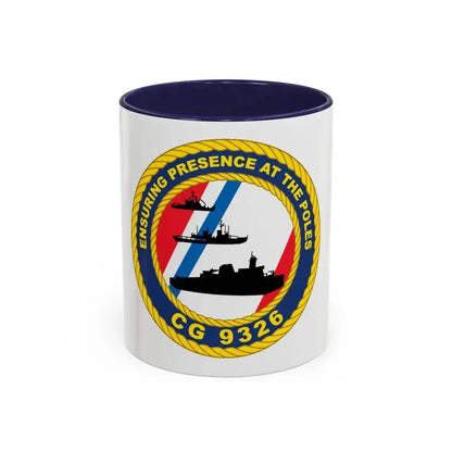 CG 9326 (U.S. Coast Guard) Accent Coffee Mug 11oz Navy - Go Mug Yourself