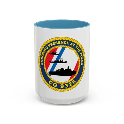 CG 9326 (U.S. Coast Guard) Accent Coffee Mug 15oz Light Blue - Go Mug Yourself