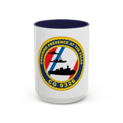 CG 9326 (U.S. Coast Guard) Accent Coffee Mug 15oz Navy - Go Mug Yourself