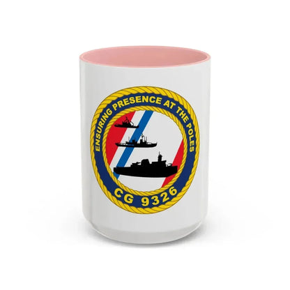 CG 9326 (U.S. Coast Guard) Accent Coffee Mug 15oz Pink - Go Mug Yourself
