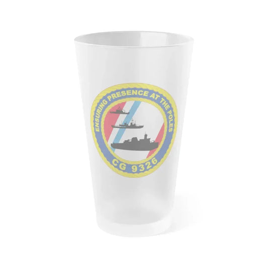 CG 9326 (U.S. Coast Guard) Frosted Pint Glass 16oz Default Title - Go Mug Yourself