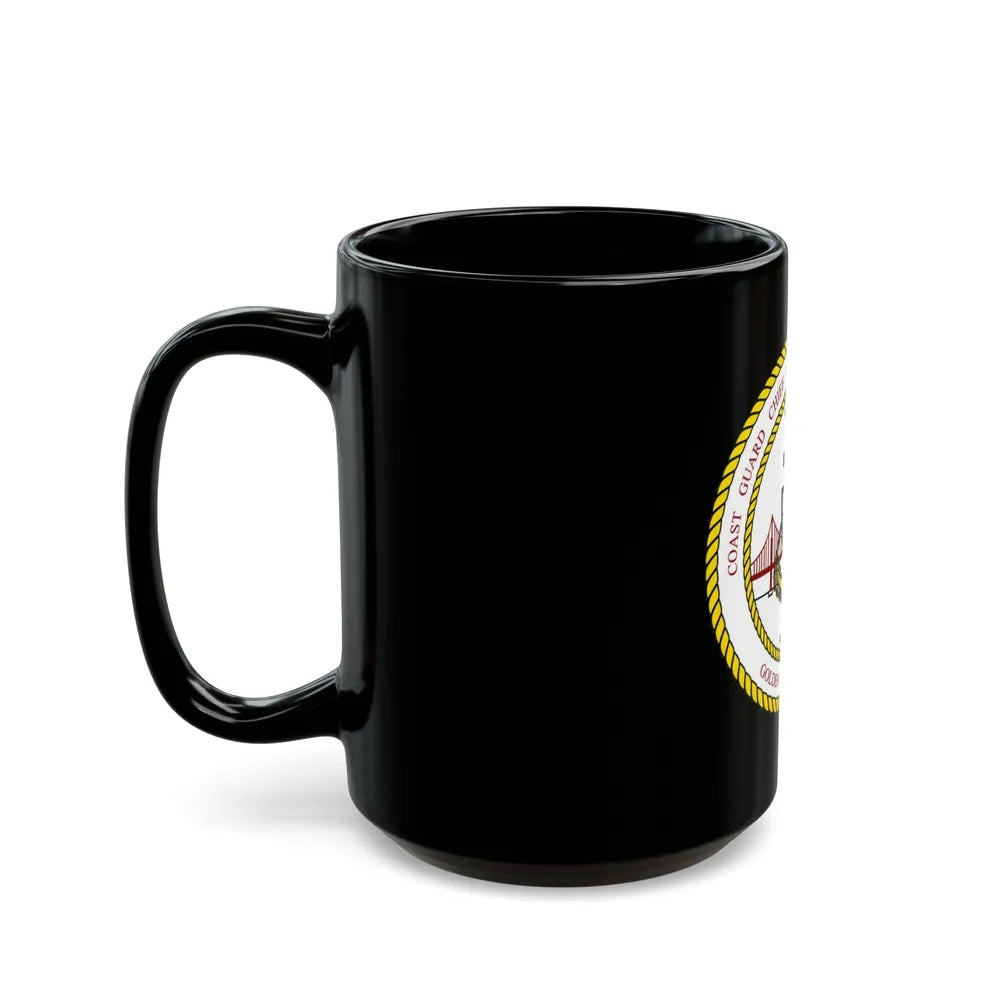 CG CPOA Golden Gate Chapter (U.S. Coast Guard) Black Coffee Mug-Go Mug Yourself