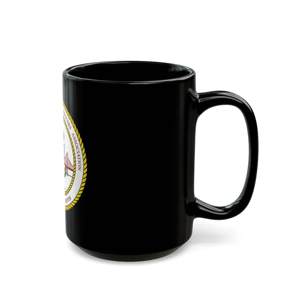 CG CPOA Golden Gate Chapter (U.S. Coast Guard) Black Coffee Mug-Go Mug Yourself