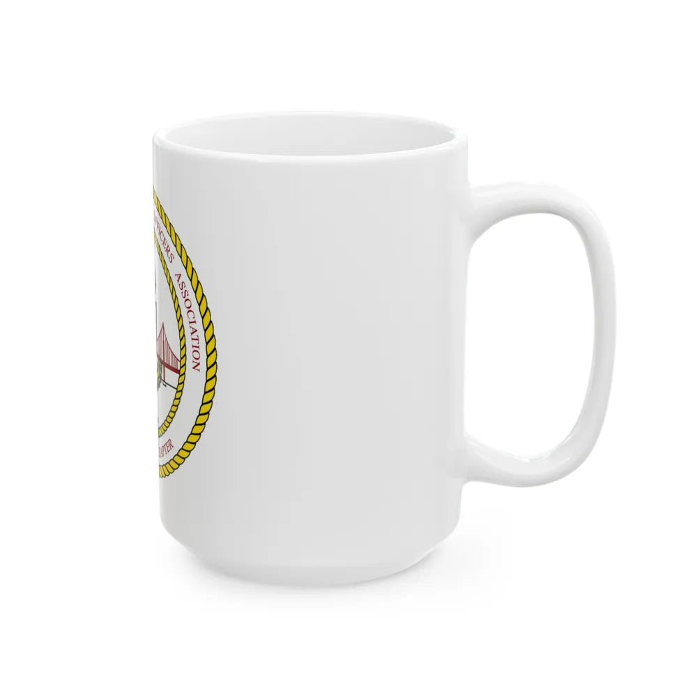 CG CPOA Golden Gate Chapter (U.S. Coast Guard) White Coffee Mug-Go Mug Yourself