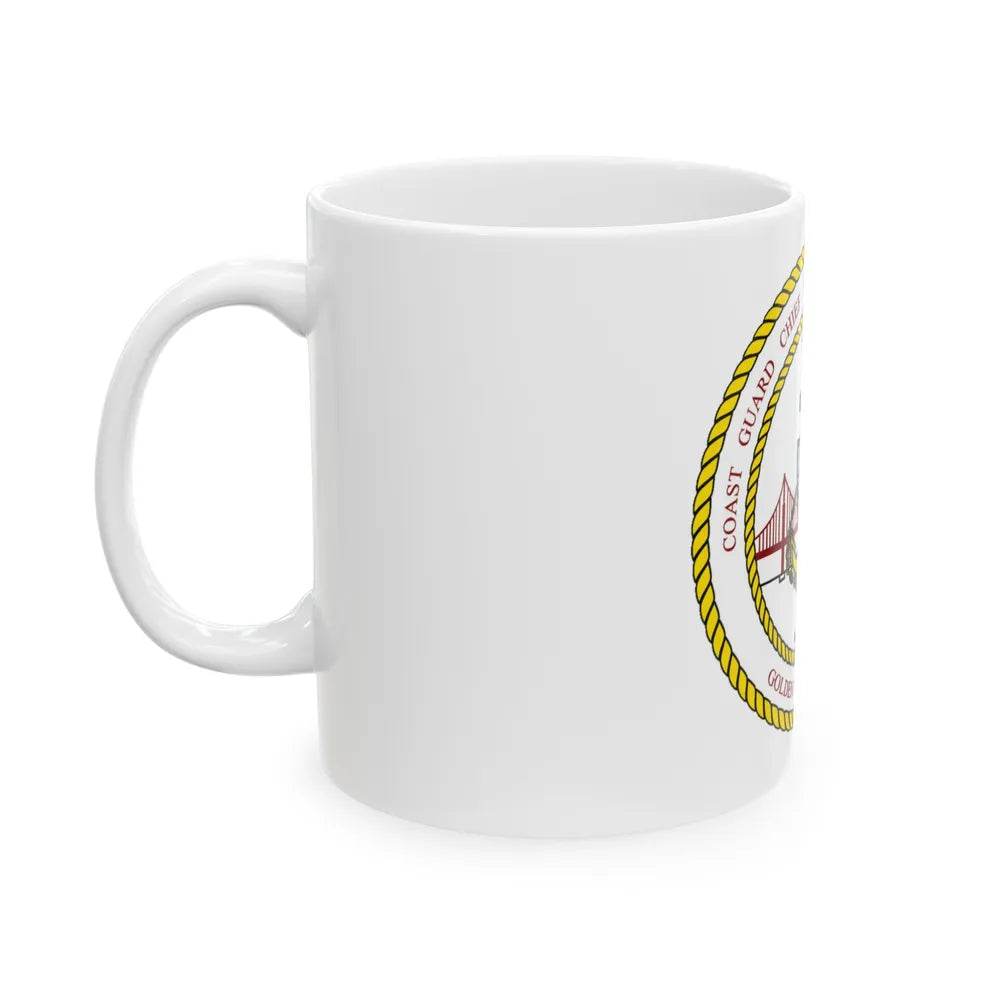 CG CPOA Golden Gate Chapter (U.S. Coast Guard) White Coffee Mug-Go Mug Yourself